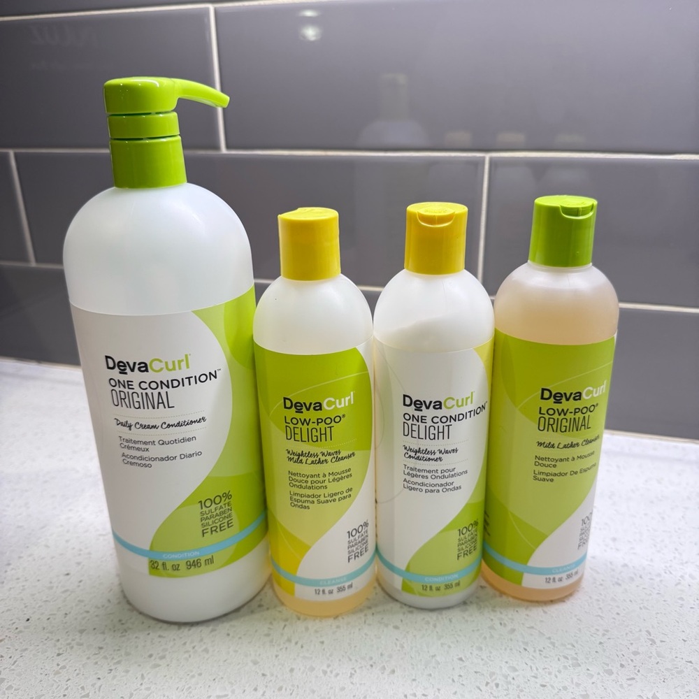 DevaCurl Hair Care Set - Low-Poo/cond Delight, Low-Poo/Cond Original